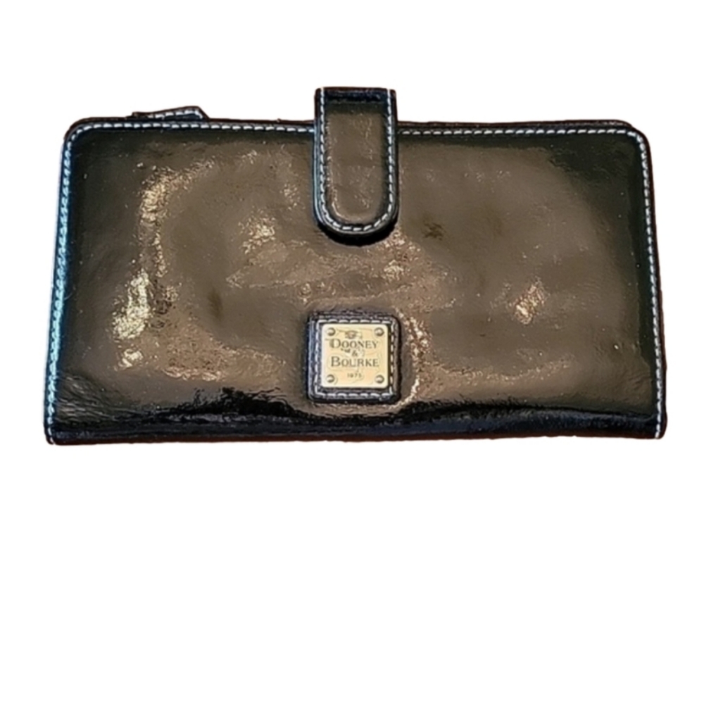 Dooney & Bourke Black Patent Leather Wallet